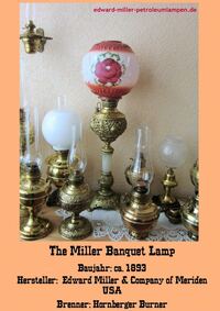 Edward Miller Banquet Lamps
